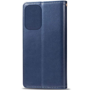 Кожаный чехол-книжка GETMAN Gallant (PU) для Xiaomi Redmi 13C / Poco C65 – Синий