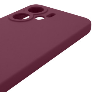 Чохол Silicone Cover Lakshmi Full Camera (AAA) для Xiaomi Redmi 13C 4G/5G / Poco C65 / Poco M6 5G – Бордовий