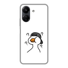 Бампер с принтом Мемы для Xiaomi Redmi 13C (Непонимание)