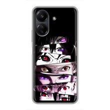 Чехлы Персонажи Аниме Наруто для Xiaomi Redmi 13C (AlphaPrint) (Глаза Anime)