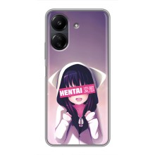 Чехлы Персонажи Аниме Наруто для Xiaomi Redmi 13C (AlphaPrint) (Hentai chan)