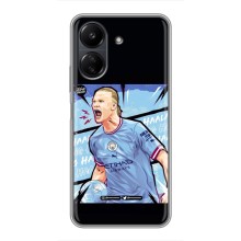 Чехлы с футболистом Ерлинг Холанд для Xiaomi Redmi 13C (AlphaPrint) (гол Эрлинг Холланд)