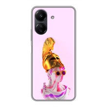 Чохол з Прикольним Принтом на Xiaomi Redmi 13C (АРТ Статуя)
