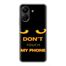 Чохол з Прикольним Принтом на Xiaomi Redmi 13C (Не чіпай мій телефон)