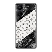 Чехол Стиль Louis Vuitton на Xiaomi Redmi 13C (LV на белом)