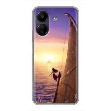 Чехол с мультфильмом Моана Xiaomi Redmi 13C (Моана в море)