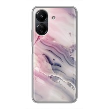 Мраморный чехол на Xiaomi Redmi 13C (VPrint) (Пурпурный Мрамор)