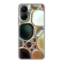 Мраморный чехол на Xiaomi Redmi 13C (VPrint) (Радужный Мрамор)