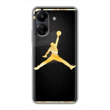 Силиконовый Чехол Nike Air Jordan на Редми 13с (Джордан 23)