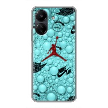 Силиконовый Чехол Nike Air Jordan на Редми 13с (Джордан Найк)