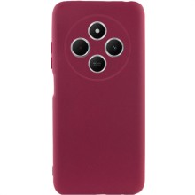 Чехол Silicone Cover Lakshmi Full Camera (AA) для Xiaomi Redmi 14C / Poco C75 (Бордовый)