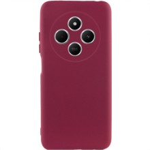 Чехол Silicone Cover Lakshmi Full Camera (AAA) для Xiaomi Redmi 14C / Poco C75 – Бордовый