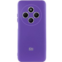 Чохол Silicone Cover Lakshmi Full Camera (AAA) with Logo для Xiaomi Redmi 14C / Poco C75 – Фіолетовий