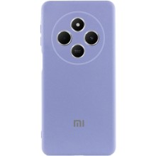 Чохол Silicone Cover Lakshmi Full Camera (AAA) with Logo для Xiaomi Redmi 14C / Poco C75 – Бузковий