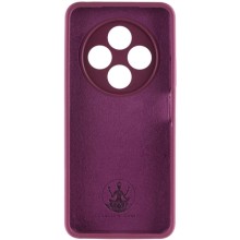 Чохол Silicone Cover Lakshmi Full Camera (AAA) для Xiaomi Redmi 14C / Poco C75 – Бордовий