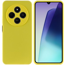 Чехол Silicone Cover Lakshmi Full Camera (AAA) для Xiaomi Redmi 14C / Poco C75 – Желтый