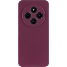 Чохол Silicone Cover Lakshmi Full Camera (AAA) для Xiaomi Redmi 14C / Poco C75 – Бордовий