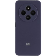Чехол Silicone Cover Lakshmi Full Camera (AA) with logo для Xiaomi Redmi 14C / Poco C75 – Синий