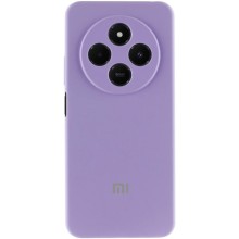 Чехол Silicone Cover Lakshmi Full Camera (AA) with logo для Xiaomi Redmi 14C / Poco C75 – Сиреневый