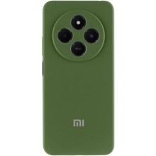 Чехол Silicone Cover Lakshmi Full Camera (AA) with logo для Xiaomi Redmi 14C / Poco C75 – Зеленый