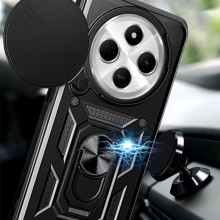 Чехол Ummi Camshield Serge Ring для Xiaomi Redmi 14C / A4 / Poco C75 / M7 5G – Черный