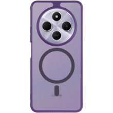 Чехол TPU Bloom with MagSafe для Xiaomi Redmi 14C / A4 / Poco C75 / Poco M7 5G – Фиолетовый