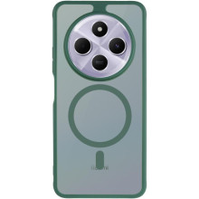 Чехол TPU Bloom with MagSafe для Xiaomi Redmi 14C / A4 / Poco C75 / Poco M7 5G – Зеленый