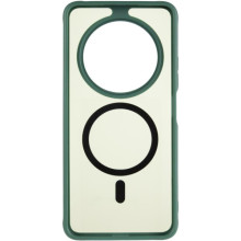 Чехол TPU Bloom with MagSafe для Xiaomi Redmi 14C / A4 / Poco C75 / Poco M7 5G – Зеленый