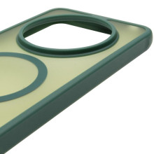 Чехол TPU Bloom with MagSafe для Xiaomi Redmi 14C / A4 / Poco C75 / Poco M7 5G – Зеленый