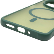 Чехол TPU Bloom with MagSafe для Xiaomi Redmi 14C / A4 / Poco C75 / Poco M7 5G – Зеленый