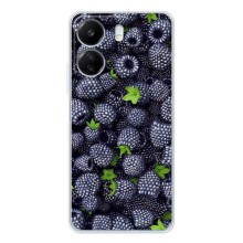 Чехлы с Фруктами для Xiaomi Redmi 14C (VPrint) (Ежевика)