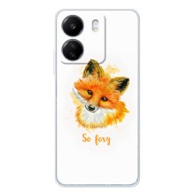 Чехлы с картинкой Лисички для Xiaomi Redmi 14C (VPrint) (Девочка Лиса)