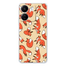 Чехлы с картинкой Лисички для Xiaomi Redmi 14C (VPrint) (Лисички)