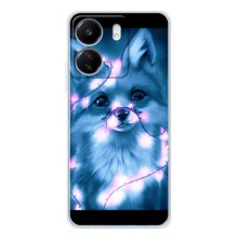 Чехлы с картинкой Лисички для Xiaomi Redmi 14C (VPrint) (Яркая лисичка)