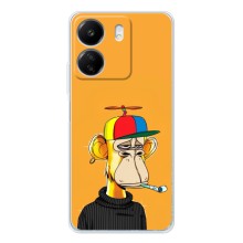 Чехлы с Обезьянами NFT для Xiaomi Redmi 14C (AlphaPrint) (Скучающая Обезьяна NFT)