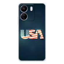 Чохол Прапор USA для Xiaomi Redmi 14C (USA)