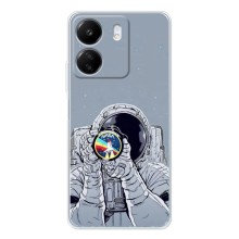 Чехол NASA для Xiaomi Redmi 14C (AlphaPrint) (Космонавт фото)