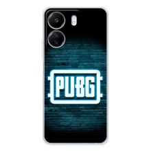Чехол PUBG для Ксяоми Редми 14С (AlphaPrint) (Лого PUBG)