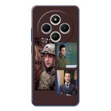 Чохол для Xiaomi Redmi 14C (AlphaPrint - с принтом Зеленського) – Президент