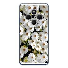Чехол с ромашками на Xiaomi Redmi 14C – Рамка в ромашках