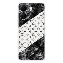 Чохол Стиль Louis Vuitton на Xiaomi Redmi 14C (LV на білому)