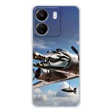 Чехол с мемом Тралалело тралала на Xiaomi Redmi 14C (Бомбардиро крокодило)