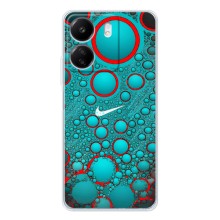 Силиконовый Чехол на Xiaomi Redmi 14C с картинкой Nike (Найк зеленый)