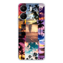 Силиконовый чехол с КАРТИНКАМИ лето для Xiaomi Redmi 14C (AlphaPrint) (Летний отпуск)
