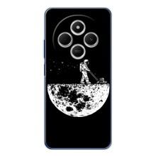 Силиконовый Чехол с принтом "Космонавты" на Xiaomi Redmi 14C – Космонавт