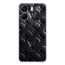 Текстурний Чохол Louis Vuitton для Редмі 14с (Чорний ЛВ)