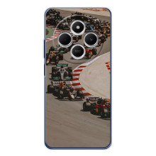 Чехол с прнтом Формула 1 на Xiaomi Redmi 14C – Боліди на трасі