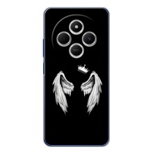 Чохол (Корона на чорному фоні) для Редмі 14R 5G – Крила і корона