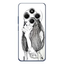 Чохол з друком для Xiaomi Redmi 14R 5G - (Мода) (AlphaPrint) (Фото дівчини)