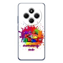 Чохли Амонг Ас для Xiaomi Redmi 14R 5G (AlphaPrint) (Яскравий АмонгАс)